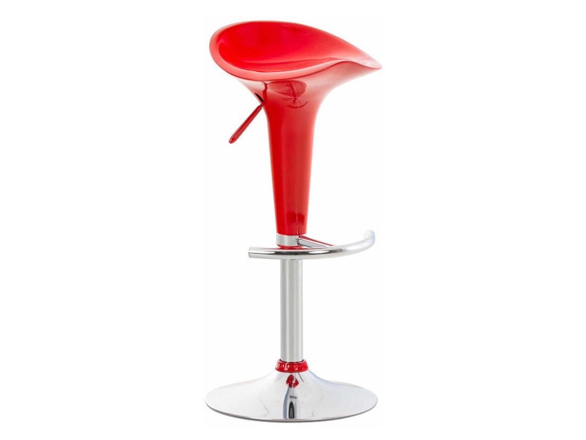 DUDECOR Banco Alto Saddle Vermelho