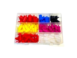 Kit de 100 Tapones de Silicona Cónico para Cubrir Agujeros En Recubrimiento En Polvo, Pintura e Hidrodipping como Se Muestra