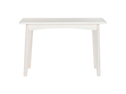 Mesa de Consola em Madeira de Mangueira Cor Creme ALEXANDRA HOUSE LIVING (115x45x75cm)