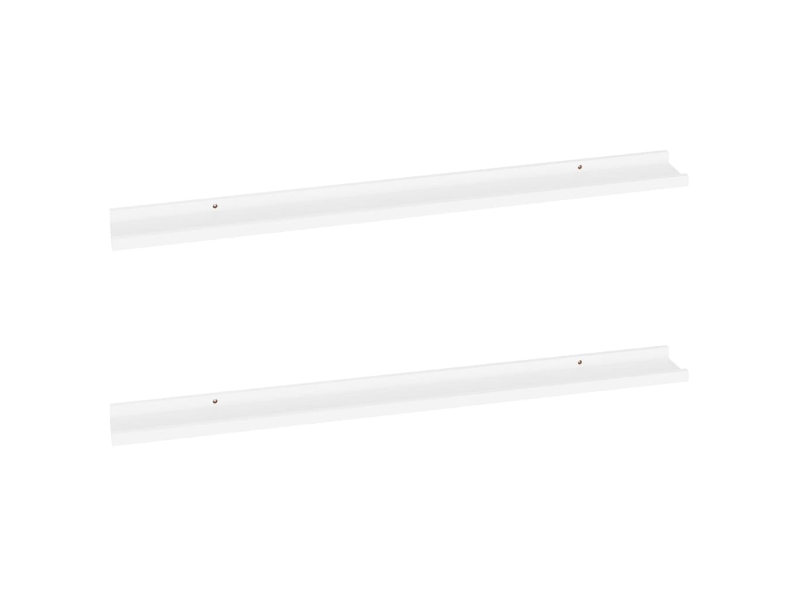 Wall Shelf, Wall Shelves Vidaxl Branco Mdf (100 X 9 X 3 Cm)