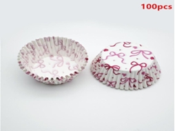Formas para muffins Lurelia, 100 unidades, formato roseta, para muffins e cupcakes.
