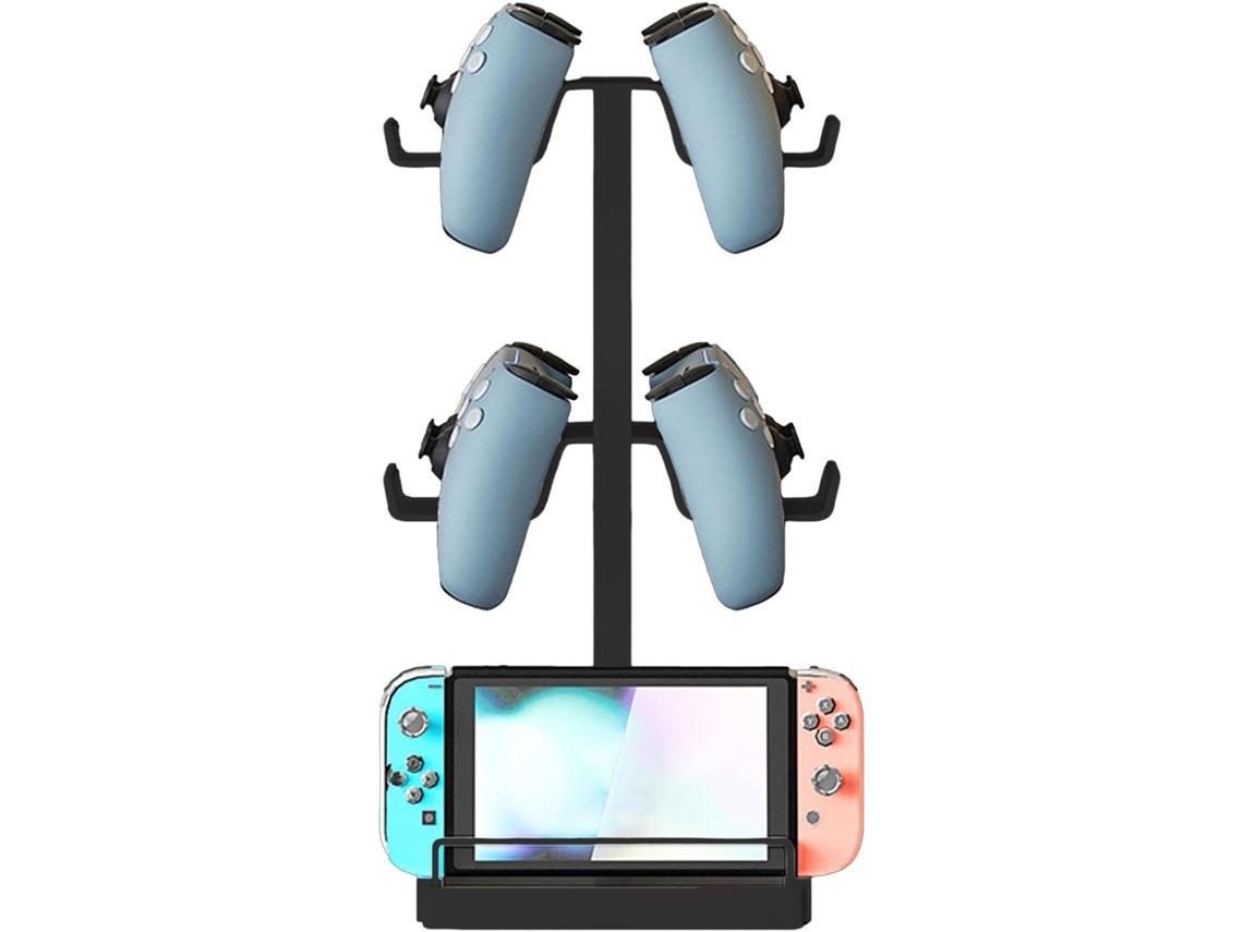 Suporte Para Controle, Organizador De Mesa 2 Níveis Com Suporte Para Console