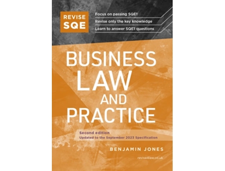 Livro Revise SQE Business Law and Practice de Benjamin Jones (Inglês)