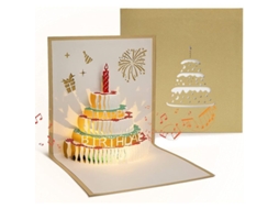 Cartão De Aniversário Musical 3d Com Design Exquisito E Material Superior - Presente Especial Para Todos Os Idades