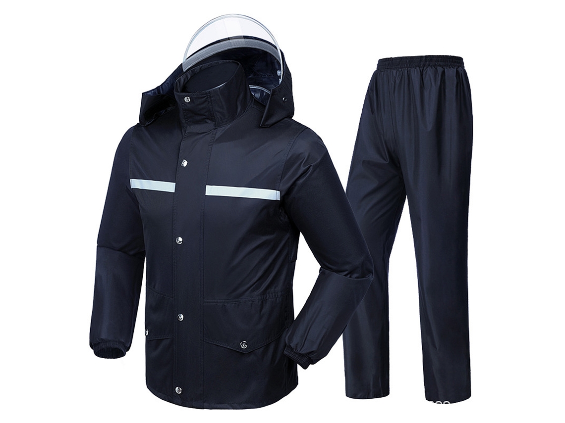 Conjunto Mali de Luvas e Calças Impermeáveis para Moto com Design Reflexivo