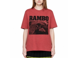 Rockinstone Rambo Movie Marine Heather Red Adult T-shirt Size:xxl