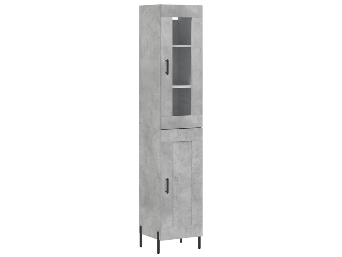 Highboard, Highboards Vidaxl Cinzeto Madeira Processada (n/a)