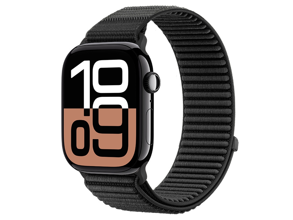 Bracelete Para Apple Watch 42/44/45/46/49mm Preto Cuich