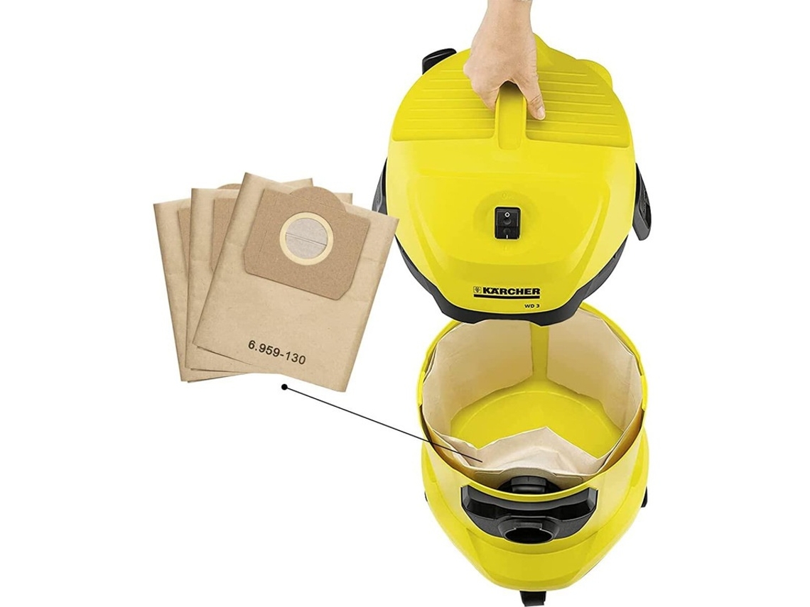 Lurelia 3 Sacos Para Aspirador Compatível Com Kärcher Material Resistente
