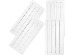 Sewroro 16-almofadas De Calcanhar Silicone Transparentes, Antiderrapantes E Antichoque Para Sapatos De Tiras