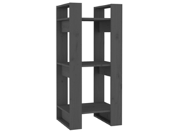 Book Cabinet, Book Cabinets Vidaxl Cinzeto Madeira De Pinho (41 X 35 X 91 Cm)