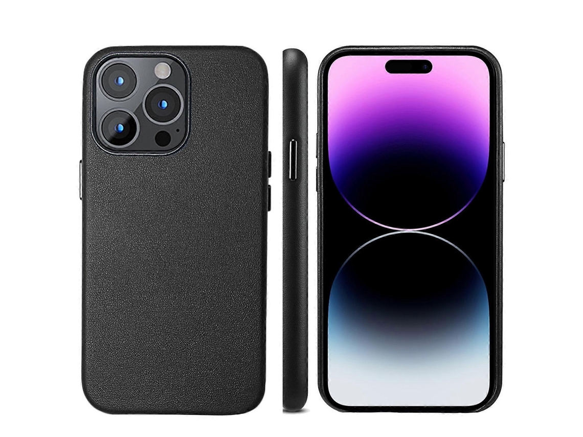 Lurelia Capa Iphone 14 Pro Max Couro Pu Antichoque Textura Cordeiro