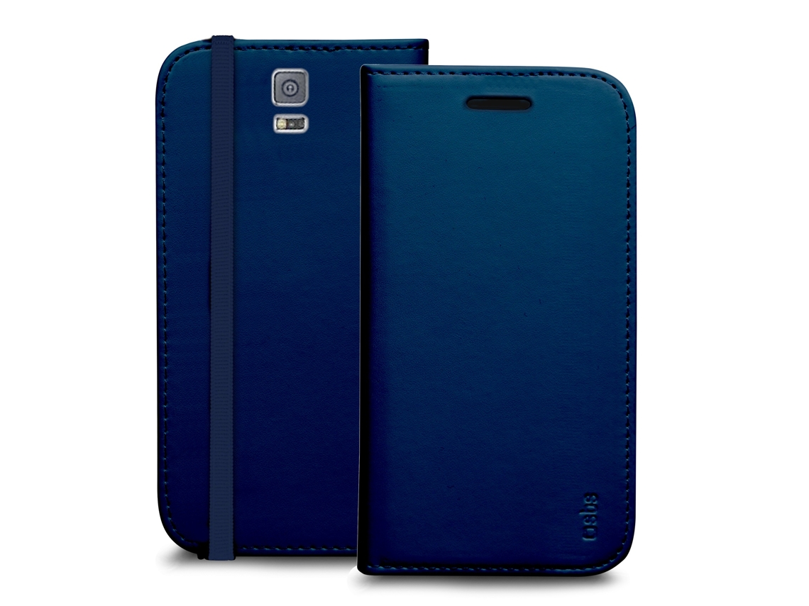 Capa Booklet Sansung Galaxy S5 SBS Azul