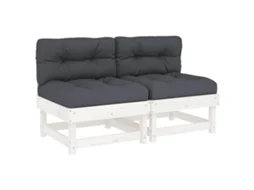Middle Sofa, Middle Sofas Vidaxl Branco Madeira De Pinho (n/a)