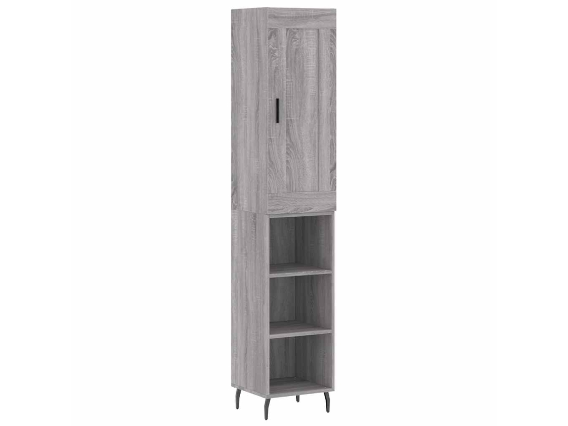 Highboard, Highboards Vidaxl Cinzeto Madeira Processada (n/a)