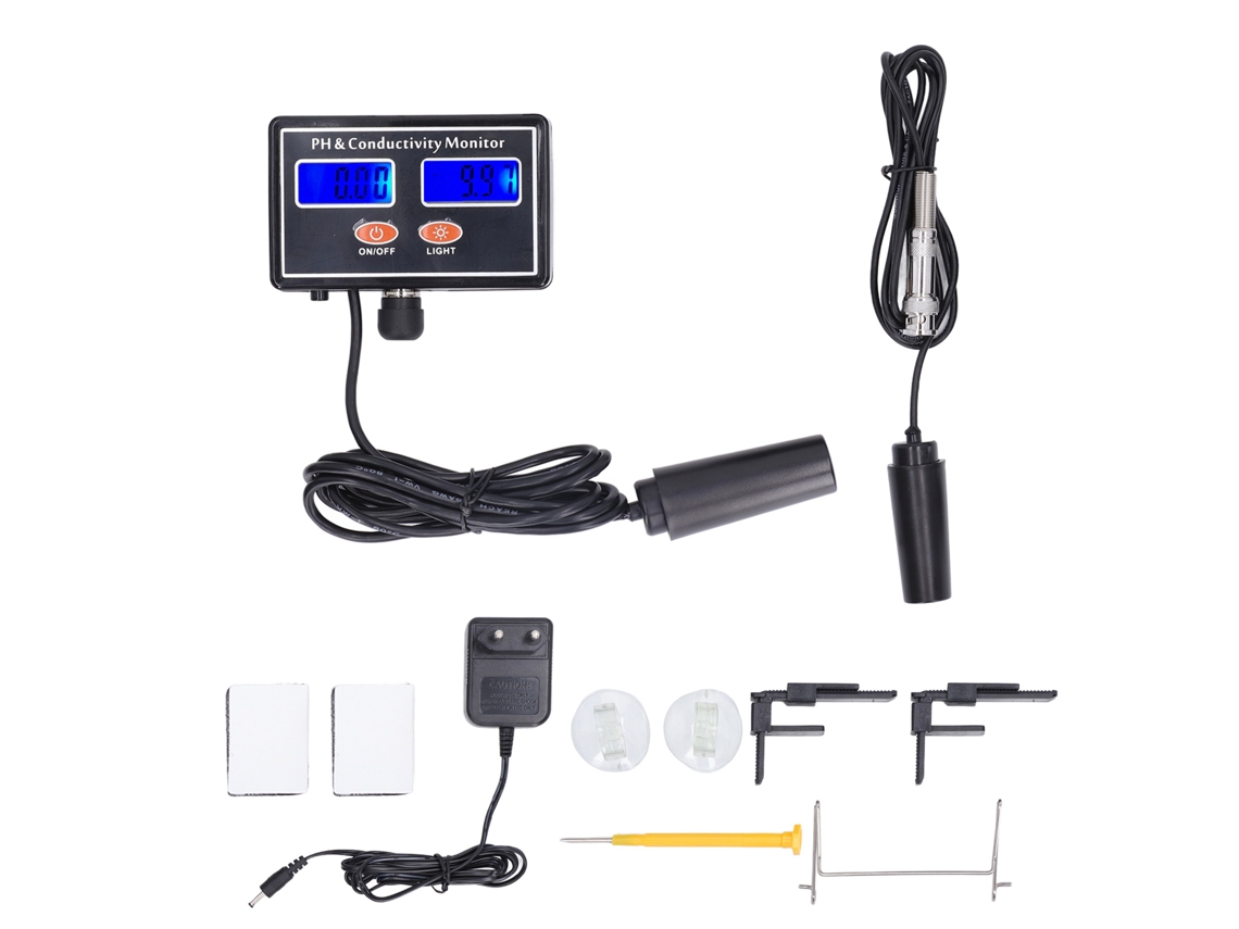 Detector De Ph Ec Com Alta Precisão E Display Digital