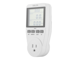 Tomada inteligente com monitor de energia em tecido grande (com visor de tecido grande, adaptada para 125 V padrão EUA)