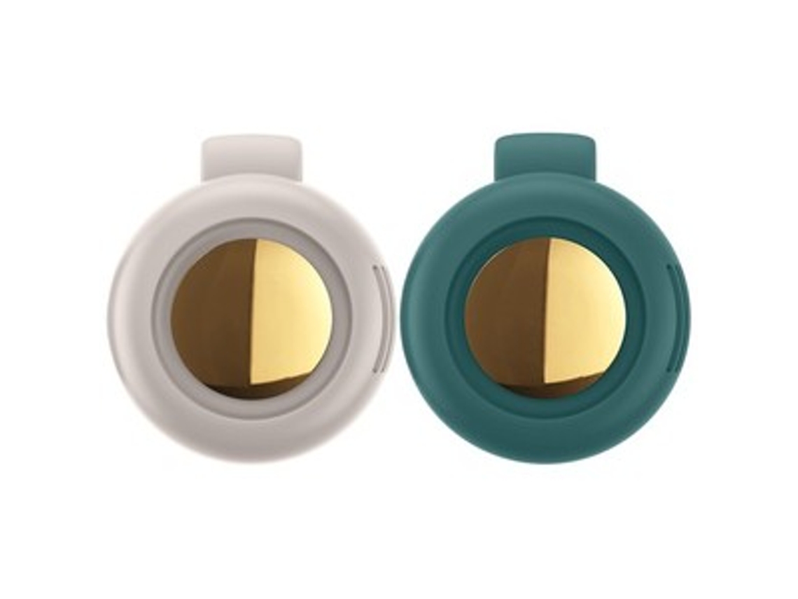 Ventilador Silencioso 360° Com Clipe De Cintura, Ventilador De Pescoço Para Pendurar, Ventilador De Resfriamento Para Acampamento Ao Ar Livre Zeuxo