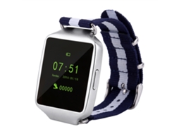 Relógio Inteligente K1 Prata: Passômetro, Pulseira Esportiva Bluetooth Fitness. EOOCOO
