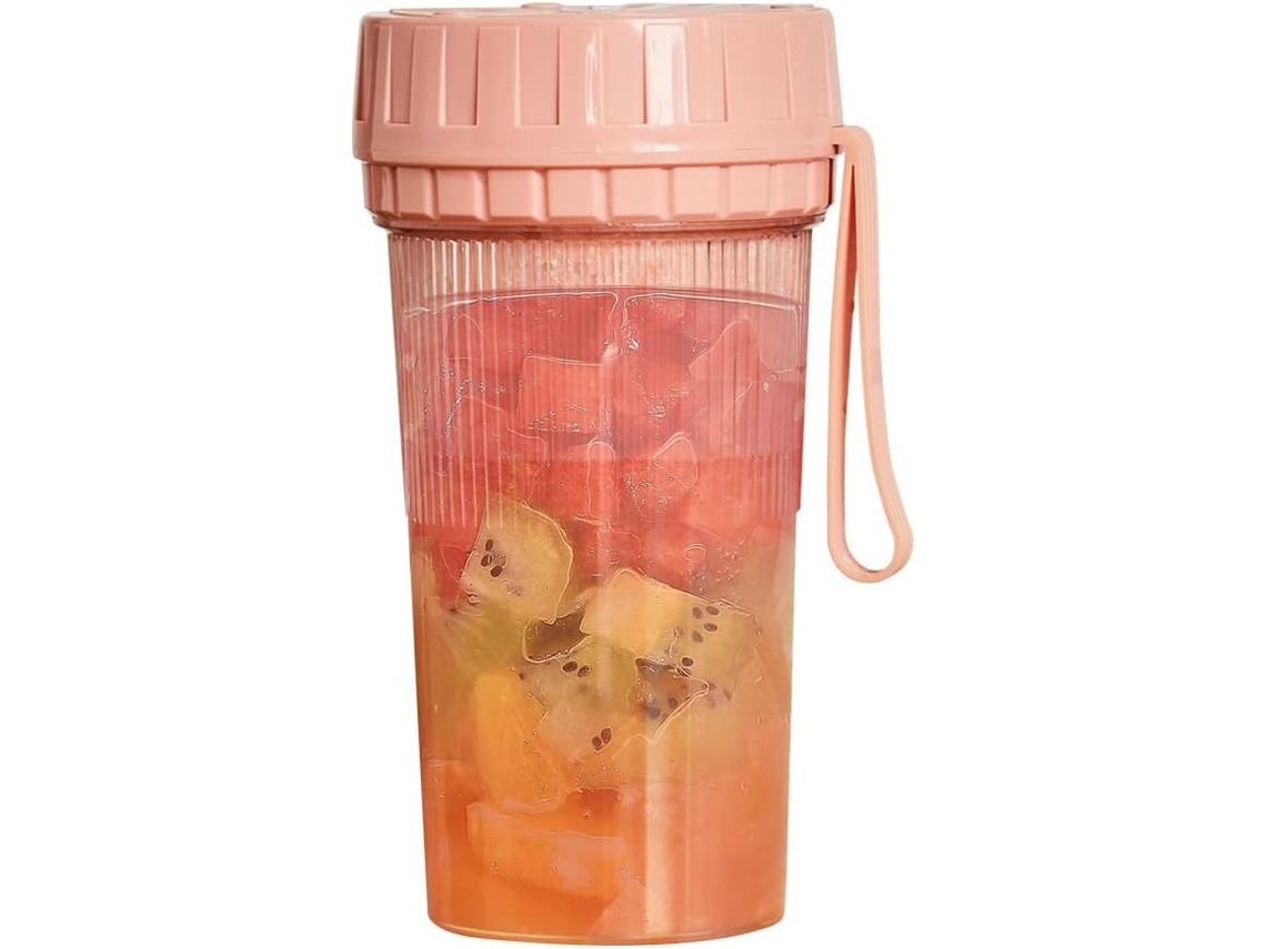 Liquidificador Portátil, Mini Espremedor De Frutas 300ml, Recarregável Via Usb, Zqkla Slowmoose