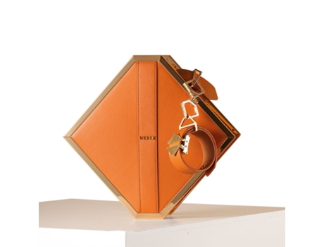 Lockink - Mysterious Square Kink Bag - Marrón