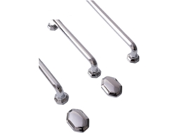 Puxadores De Latão Cromado Prateado Para Móveis, Armários De Cozinha, Gavetas E Cômodas Acessórios De Luxo Puxador 37mm