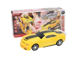 Carro De Corrida Elétrico Transformador, Brinquedo Robô Para Crianças Com Luzes E Música Presente 2 Em 1 Aquaforge