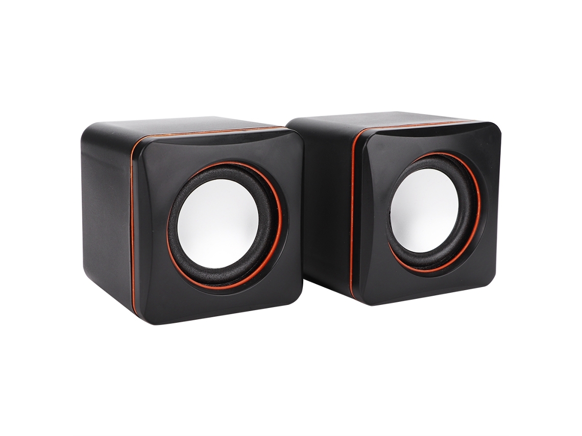 Alto-falante (interface De Áudio 3.5mm Com Alimentação Usb) Alto-falante Mono De Computador Pequeno Cubo Mini