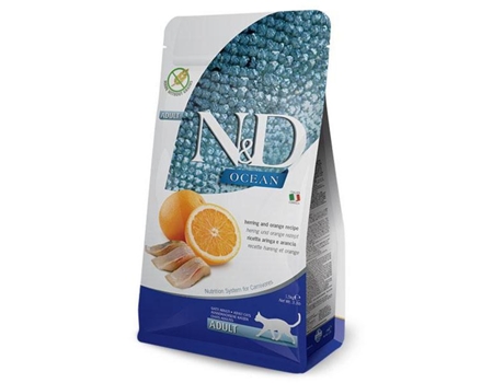 Cat Ocean Arenque Comida seca para gatos FARMINA 1,5kg
