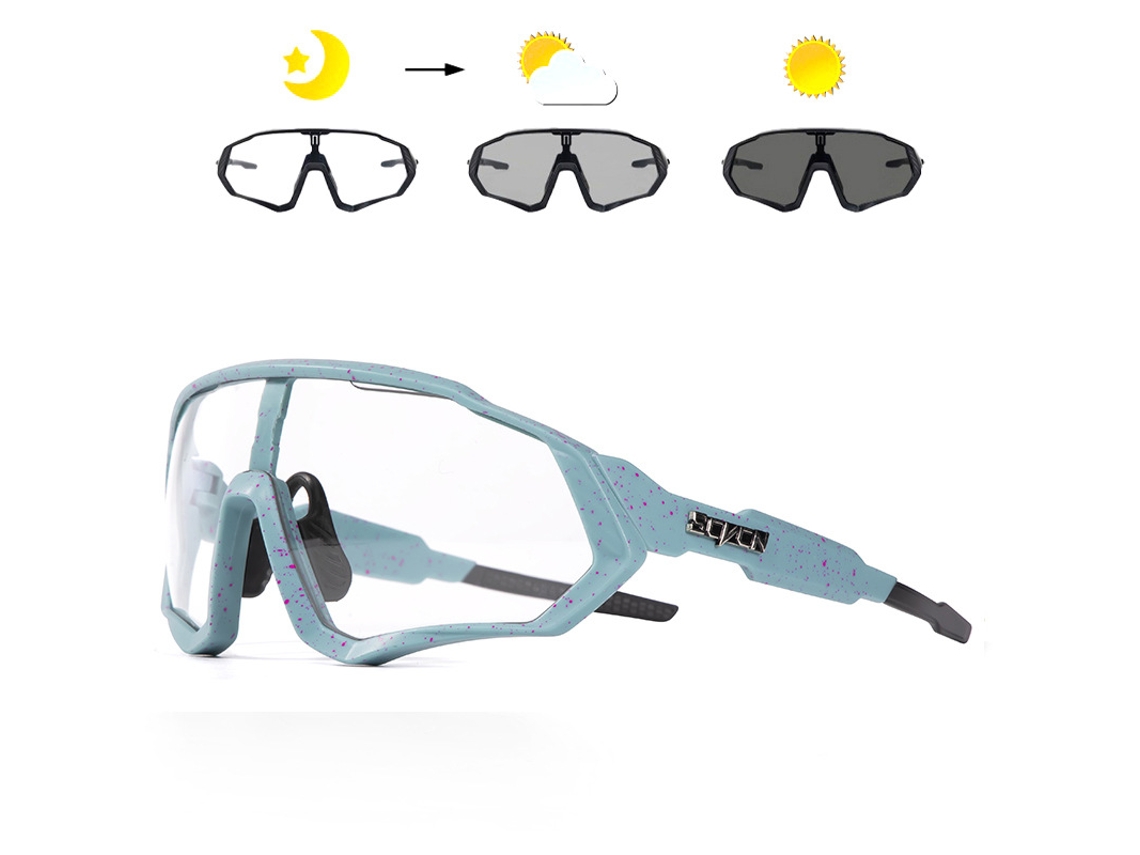 Óculos De Ciclismo Com Proteção Uv E Efeito Fotocrômico, Óculos De Proteção Para Ciclismo De Montanha Ao Ar Livre.