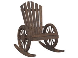 Garden Adirondack Chair, Garden Adirondack Chairs Vidaxl Marrom Madeira (n/a)