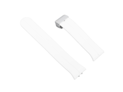 Cinto De Relógio Silicone Com Fivela Magnética De Liberação Rápida Para Galaxy Fit3 Branco