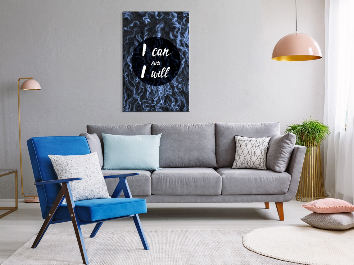Quadro ARTGEIST I Can and I Will (1 Part) Vertical (60x90)