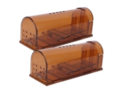 2pcs Armadilha Reutilizável para Ratos Sem Veneno