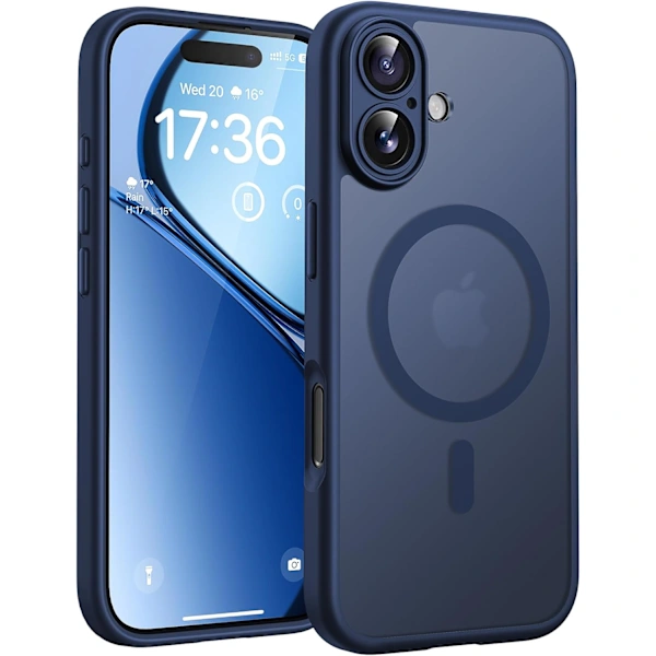 Capa Magnética Para Iphone 17 De 6,3 Polegadas, Compatível Com Magsafe (azul Escuro), Th