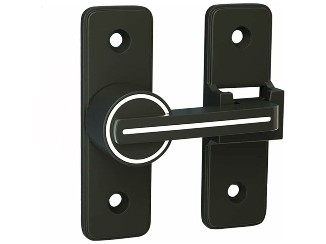 Fechadura Gancho Lurelia Para Janela E Porta Deslizante, Liga De Zinco, Antirroubo, Fluorescente, Acabamento Discreto