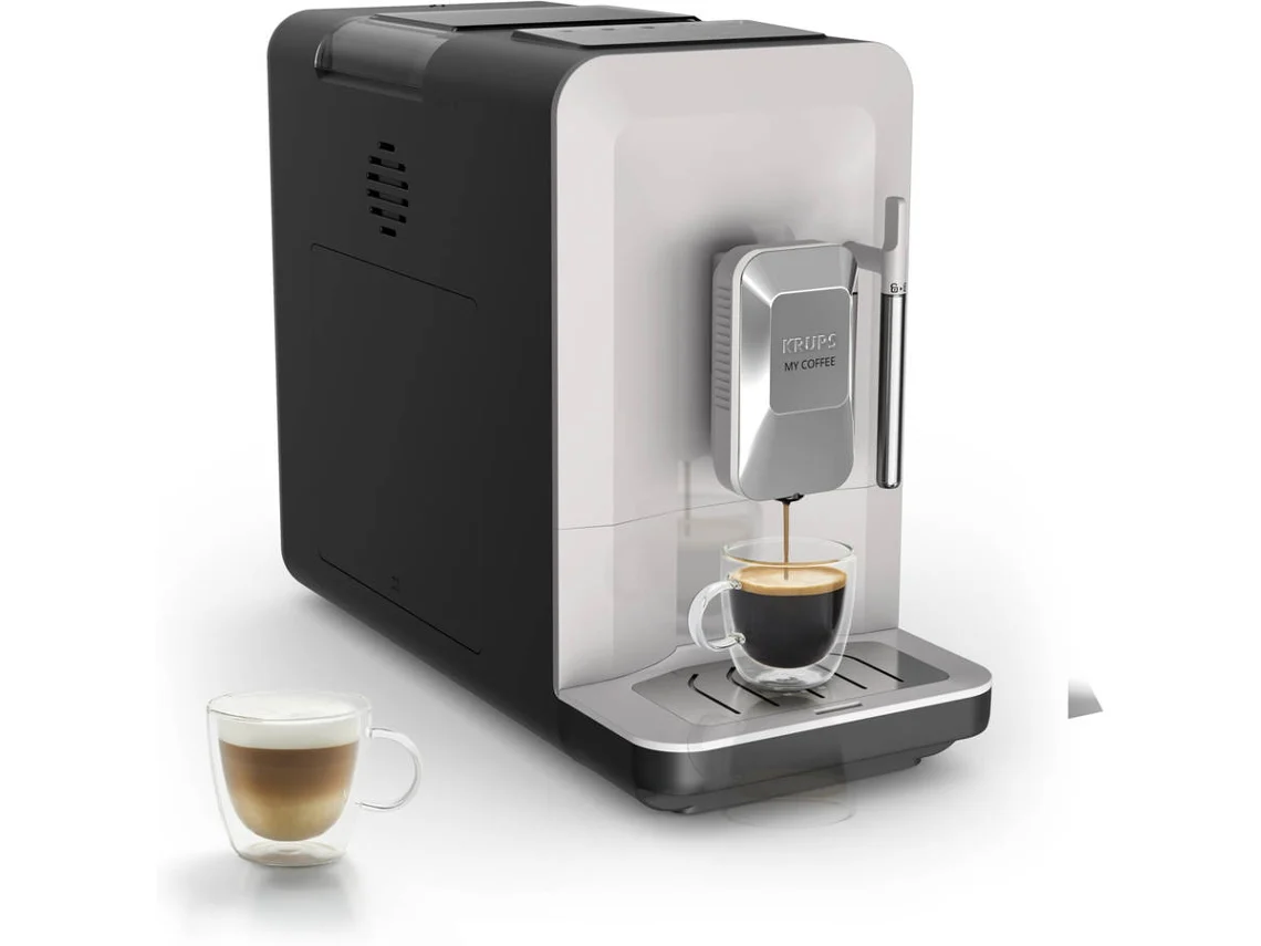 Máquina de Café Automática KRUPS EA201BE0 MY COFFEE (15 bar - 5 niveis de moagem)