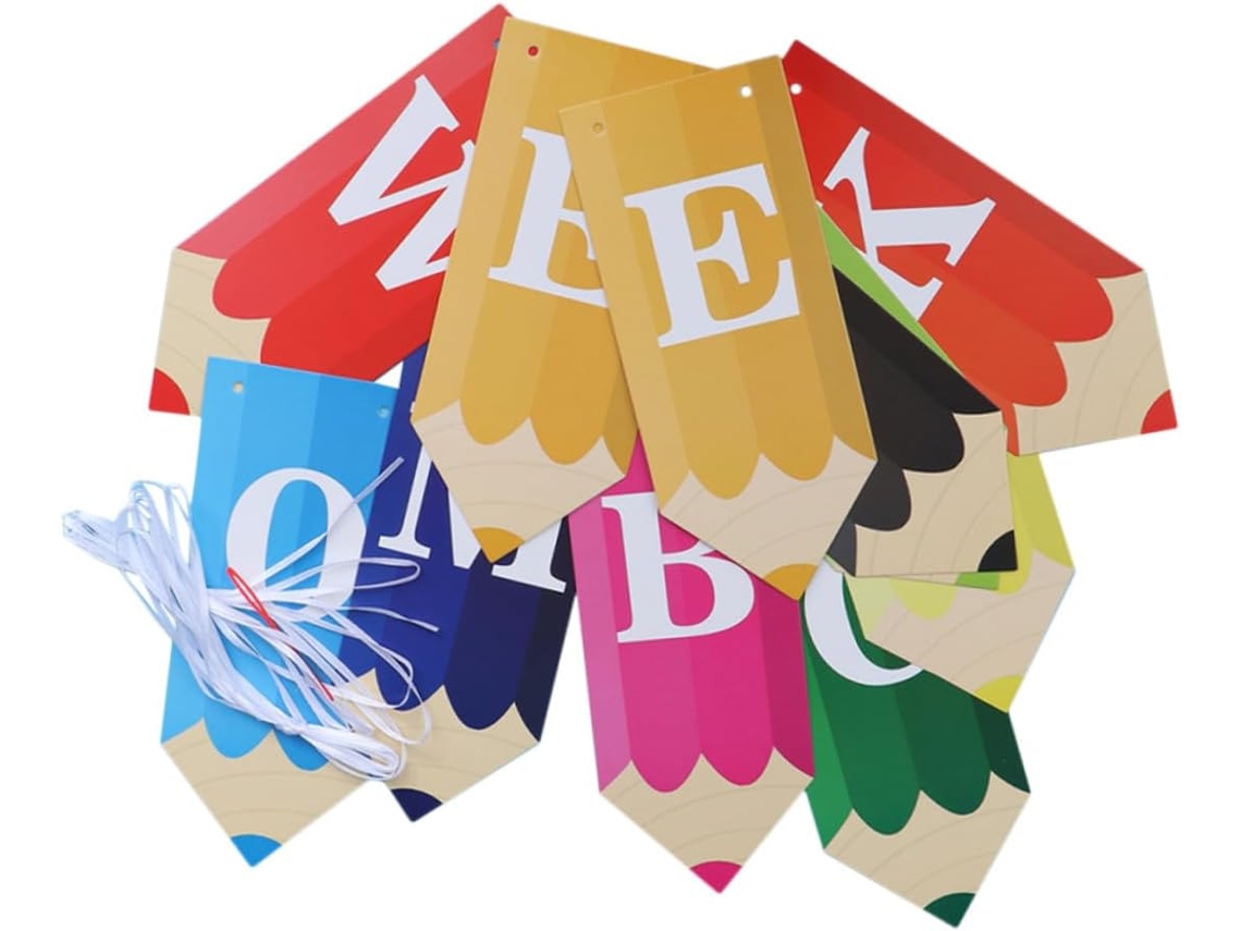 Faixa De Boas Vindas Homoyoyo E Papel Fácil De Limpar Para Festas, Design Divertido Para Sala De Aula E Decoração Volta Às