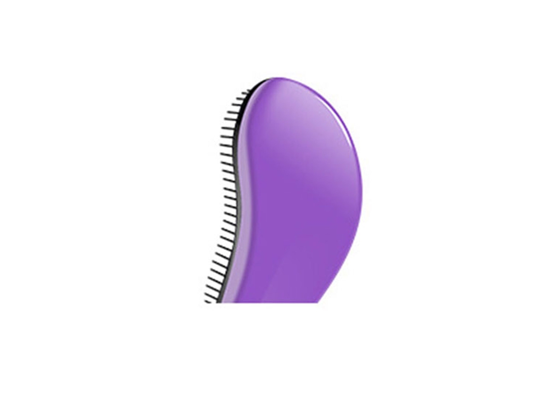 2026 pincel Desenredante Portátil para Mulheres e Crianças, Cabelo Molhado, Seco, Cacheado, Grosso, Afro, Estilo Cabelo Roxo Escuro