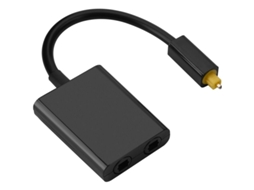 Lurelia Conversor Dac De Áudio Digital-analógico Toslink/óptico Preto