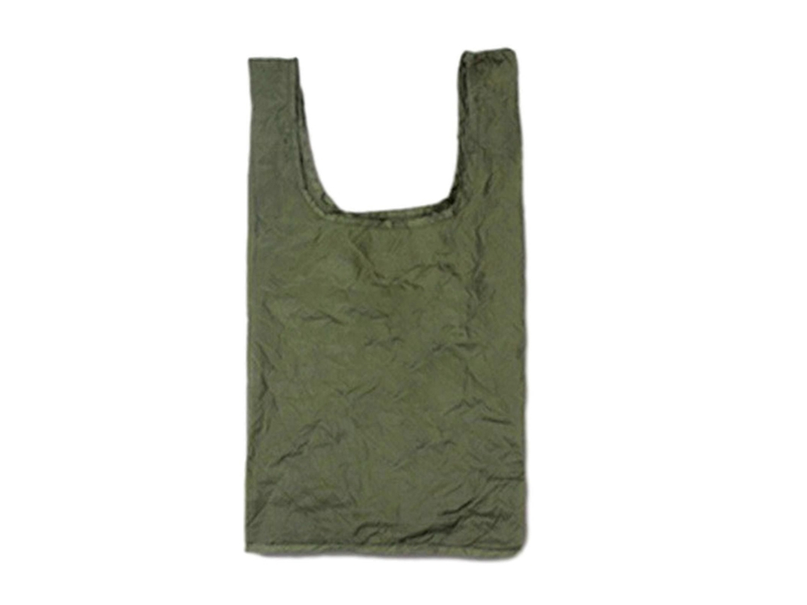 Sacola de Compras Multifuncional Dobrável e Reutilizável, Estojo Organizador de Grande Capacidade, Bolsa de Mão Verde. GOKOCO