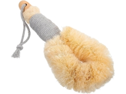 Escova De Banho Esfoliante Villcase Com Cabo Longo Em Fibras Naturais Sisal, Escova Anti Pele Para Remover Morta Do