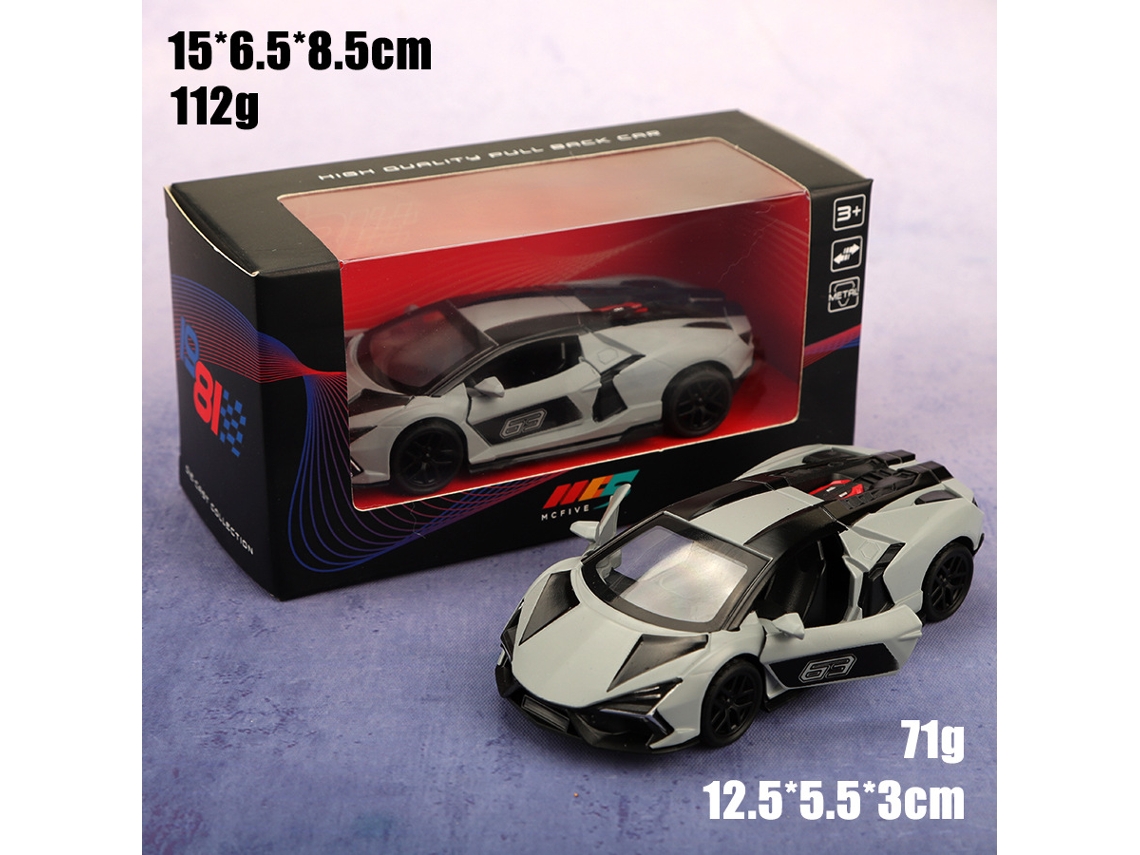 Miniatura de Carro em Metal Fundido, Escala 1/36, Brinquedo Infantil MDUG