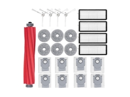21pcs Replace Part For Q Maxv / P10 Pro Robot Vacuums Main Side Brush Filter Mop Cloths Dust Bag