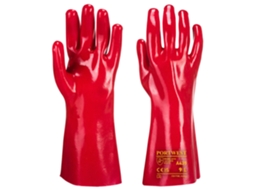 Luva De Pvc – Proteção E Conforto Para Suas Mãos Vermelho / Xl