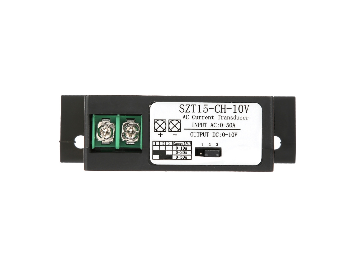 Yuru transmissor de Corrente Ca Szt15 ch 10v Conversor Ca 0 50a para Dc 0 10v Transdutor de Corrente Isolado