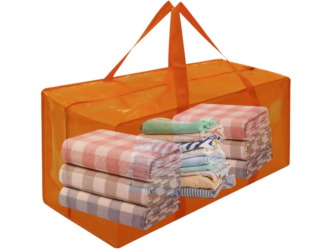 Sacos Para Mudança, Sacos Para Roupa De Cama | Organizador Grande E Compacto Com Zíperes E Alças Par Gokoco