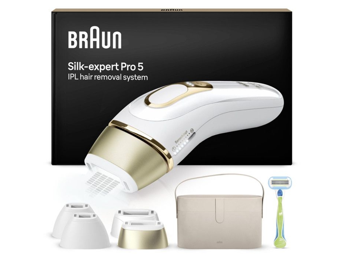 Depilador Ipl - Braun - Silk·expert Pro 5 Pl5431 - 400000 Impulsos - 4 Pontas - Smart Skinprotect