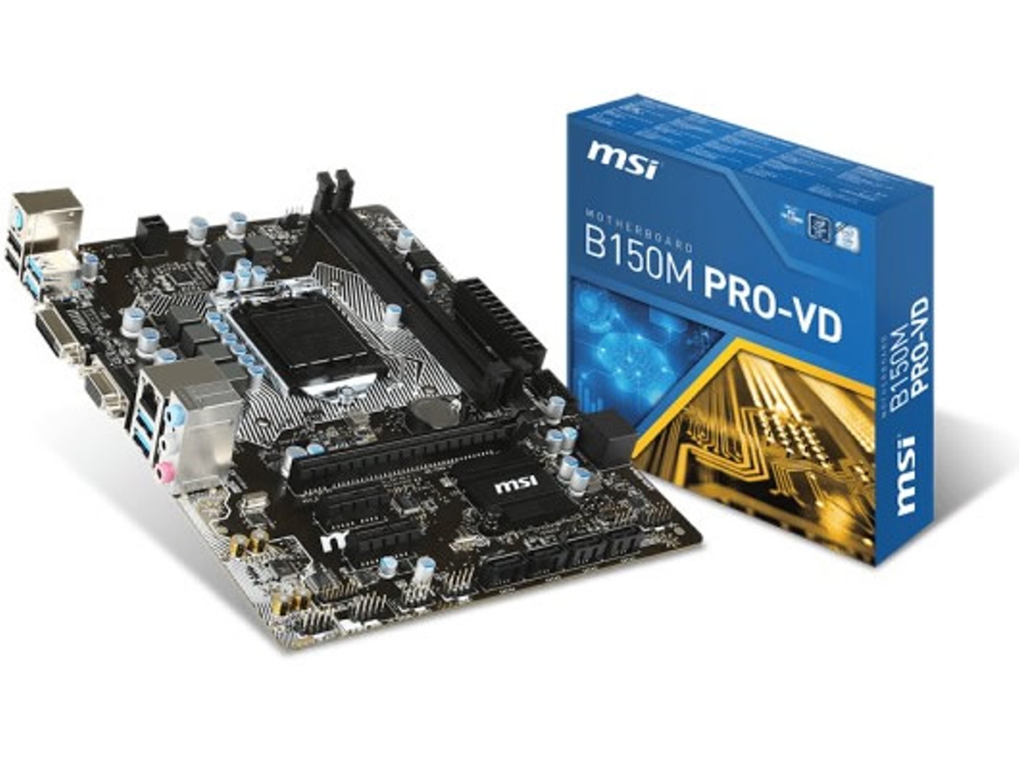Motherboard MSI B150M PRO-VD (Socket LGA1151 - Intel B150 - Micro-ATX )