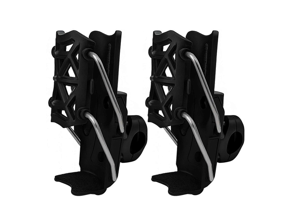 Suporte Para Garrafa De Água Adaptável Para Ciclismo (2 Unidades) Com Rotação De 360 ​​graus E Fixação Automática.